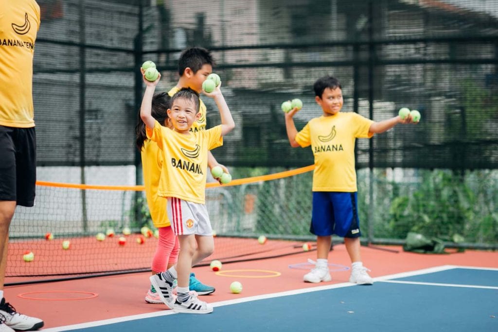Kids tennis lesson