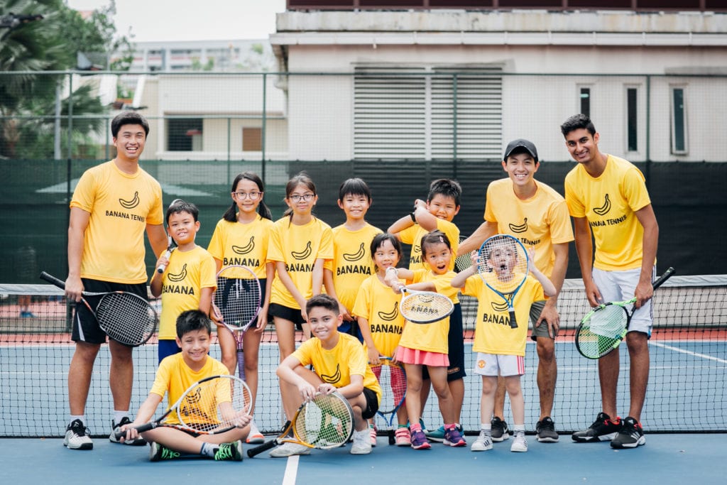 Tennis Lessons Singapore with Banana Tennis