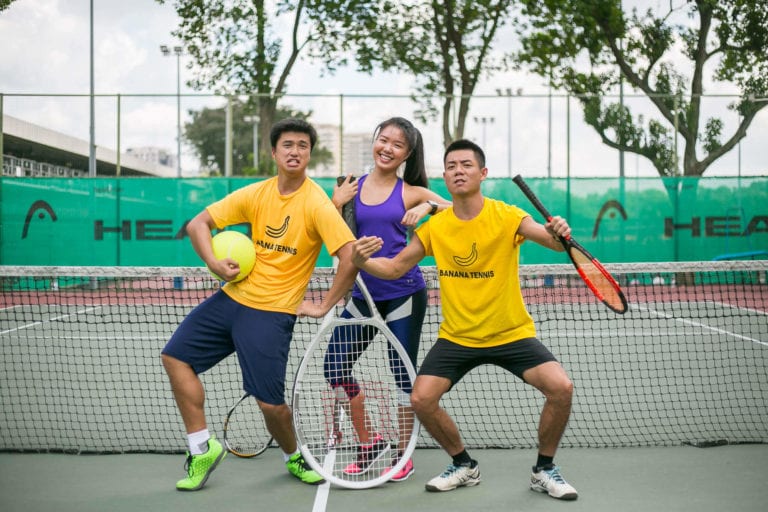 Adults Tennis Lessons Singapore Banana Tennis Academy